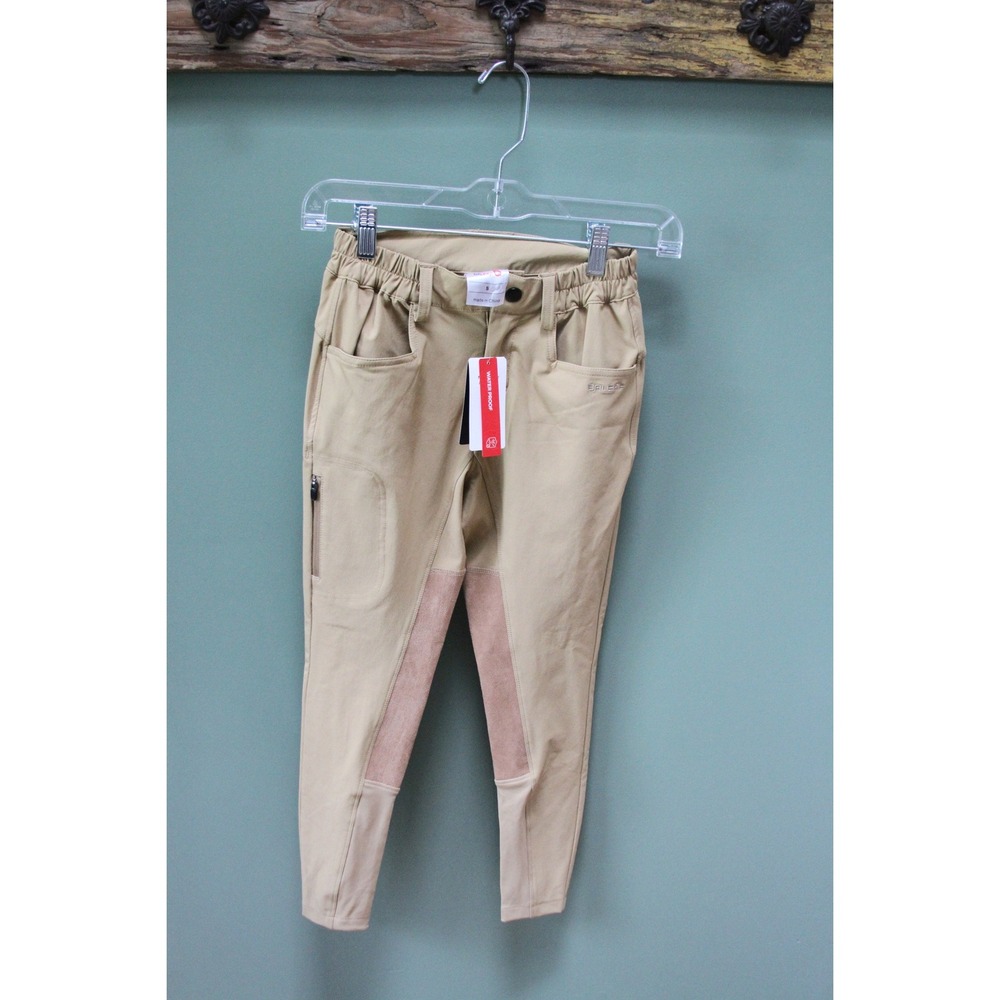 BALEAF Kids Girls Waterproof Riding Pants‎ Pull On Equestrian Breeches Size S